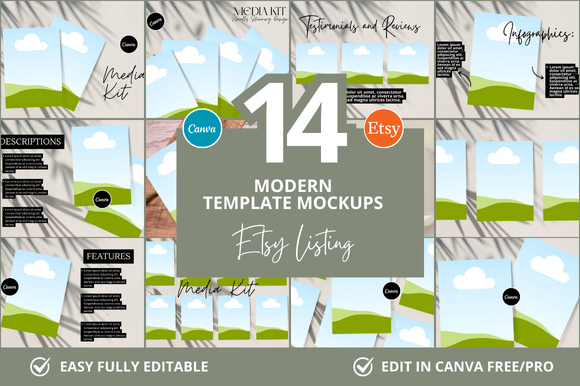 14 Modern Etsy Canva Mockups: A Practical Guide