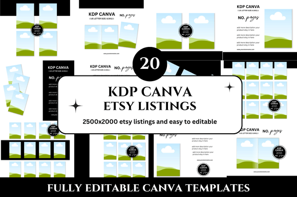 20 KDP Canva Etsy Listings Mockup: A Practical Tool for Modern Creators