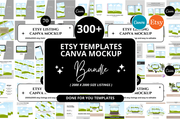 309 Etsy Canva Mockup Bundle: What to Know Before You Buy or Use It