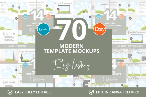 70 Modern Etsy Canva Mockups: Strategic Thinking for Smarter Visual Branding