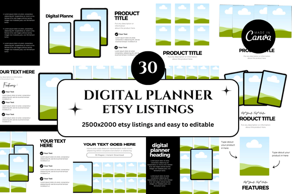 A Practical Guide to Choosing From 30 Digital Planner Etsy Listings Mockup Designs