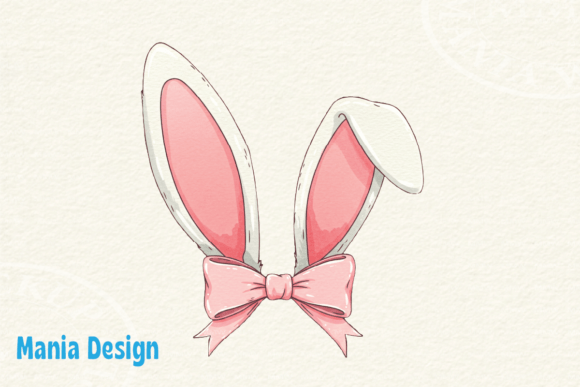 Easter Day Coquette Bow Bunny Ears: A Playful Typeface for Modern Branding