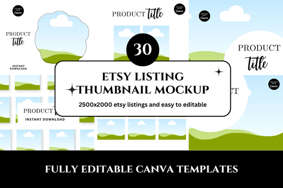 Exploring the Practical World of 30 Etsy Thumbnail Mockups for Shop Success