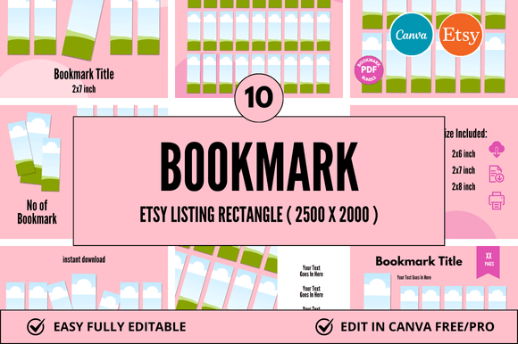 How Bookmark Etsy Rectangles Canva Mockup Helps Sellers Create Listings That Sell