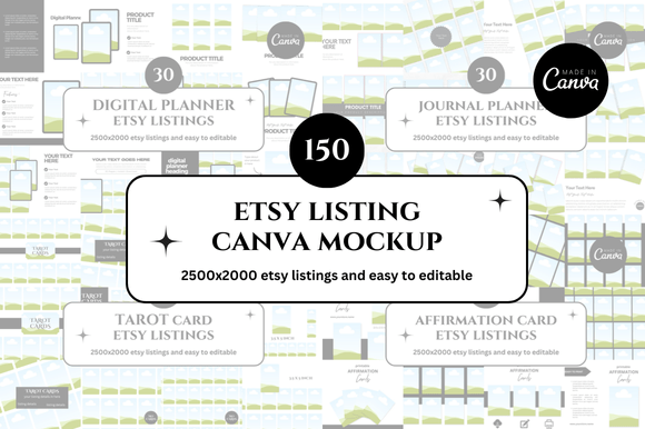How the 150 Etsy Listings Mockup Bundle Saves Time and Boosts Your Shop’s Appeal