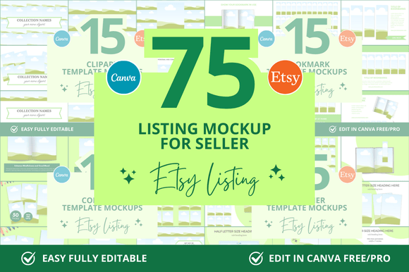 How the 75 Pages Etsy Canva Mockup Bundle Can Transform Your Digital Content Workflow