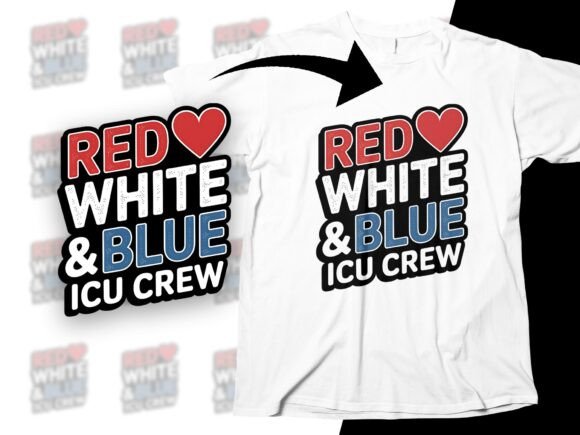 ICU Crew 4th July PNG Design: Celebrate with Style