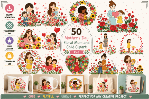 Mother's Day Floral Mom and Child: A Thoughtful Tribute