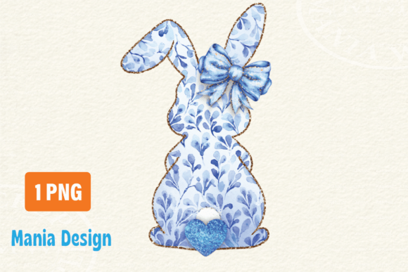 Practical Ways to Use the Easter Blue Bunny PNG Floral Rabbit for Your Spring Projects