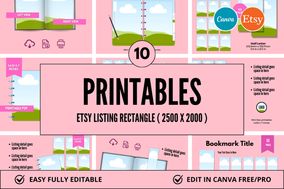 Printables, Etsy, Canva & Mockup Guide