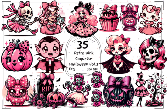 Retro Pink Coquette Halloween Vol.2: Strategic Applications for Branding, Creativity, and Audience Engagement
