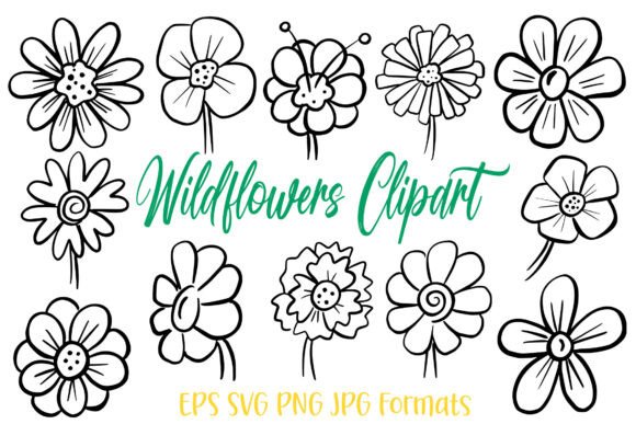 Spring Flower Illustration Wildflowers: Bringing Nature’s Palette to Your Creative Projects