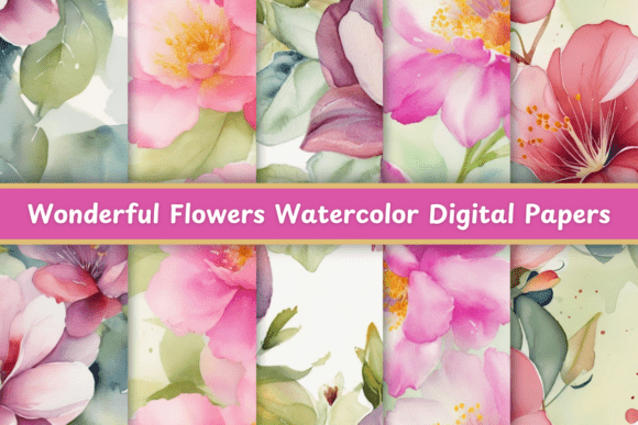 The Enduring Appeal of Wonderful Flowers Watercolor Patterns in Modern Design