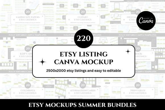 The Modern Etsy Seller's Toolkit: Mastering Visual Consistency with Mockup Bundles