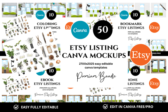 Why the 55 Premium Etsy Listings Mockup Bundle Is a Game-Changer for Sellers